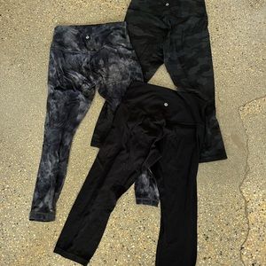 lululemon cropped legging bundle
